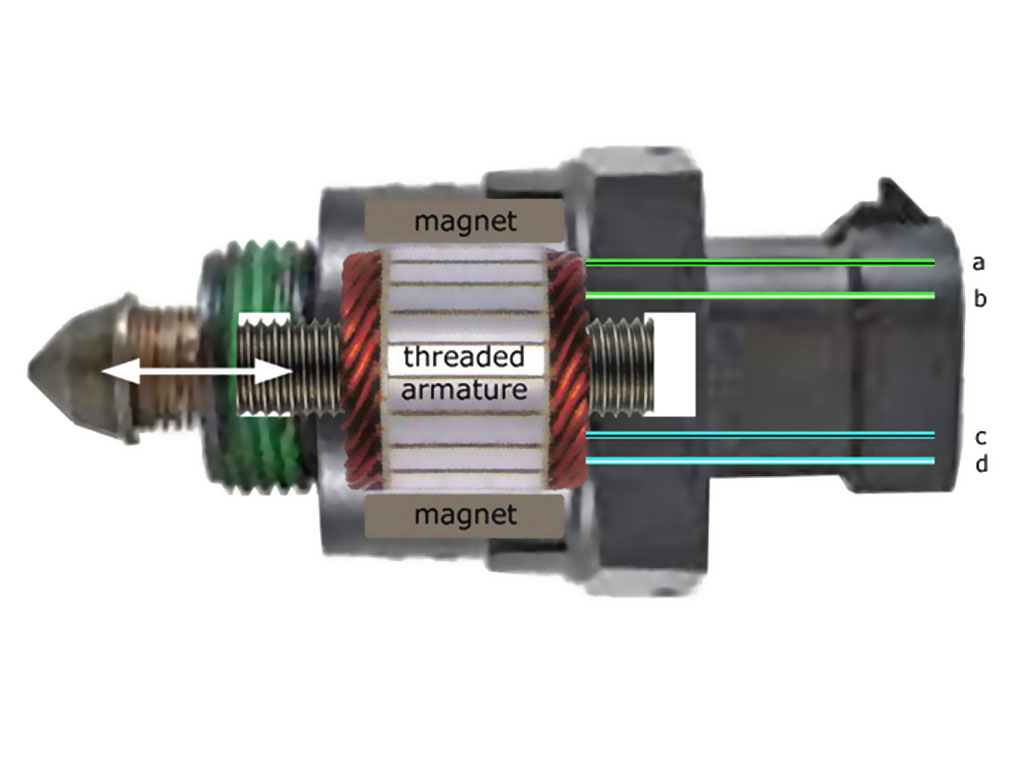 Idle control. Idle Speed Control Stepper Motor.. Armature Controlled Motor. Idle Control Cable. Купить attuatore minimo Idle Control Valve 556011a.